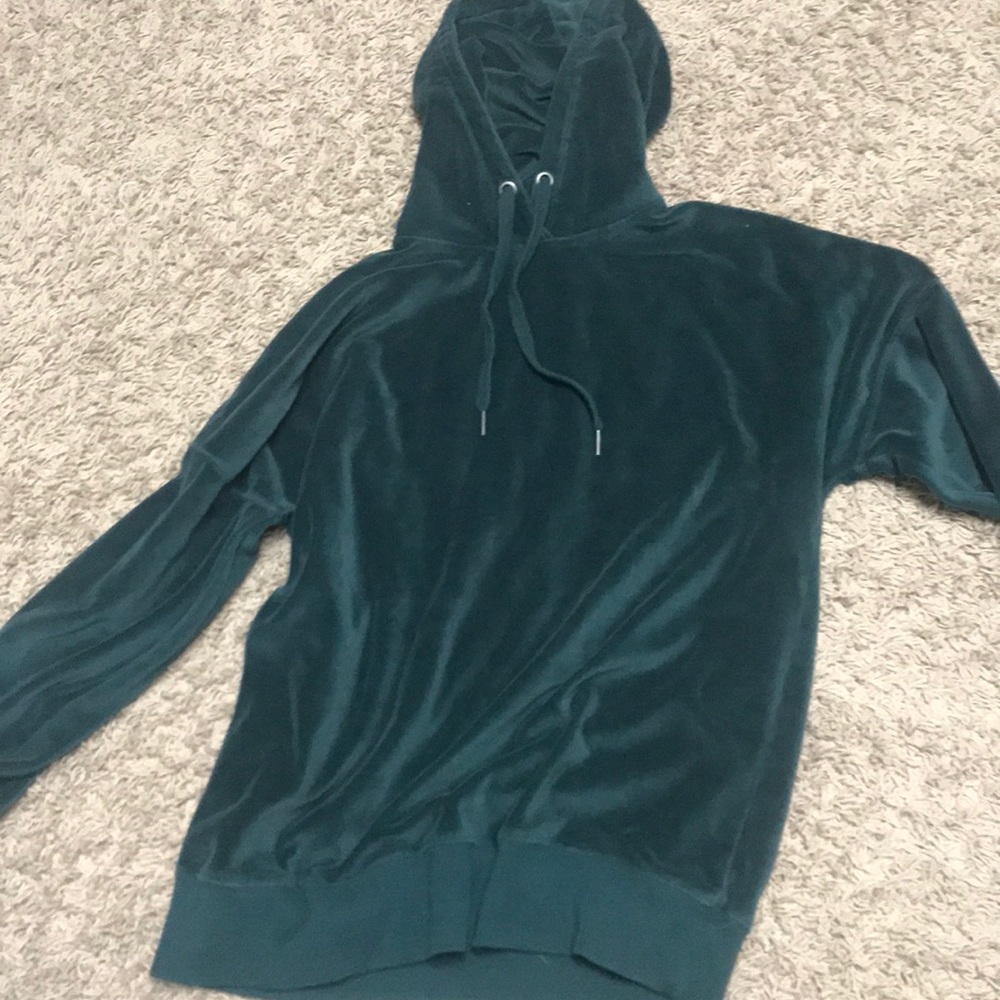 NWOT velvet hoodie